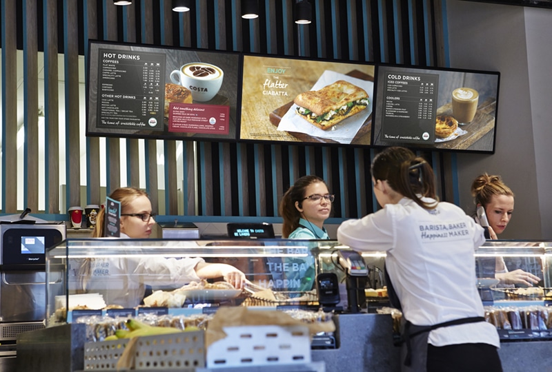 digital signage displays digital menu screens photo gallery digital brochure examples