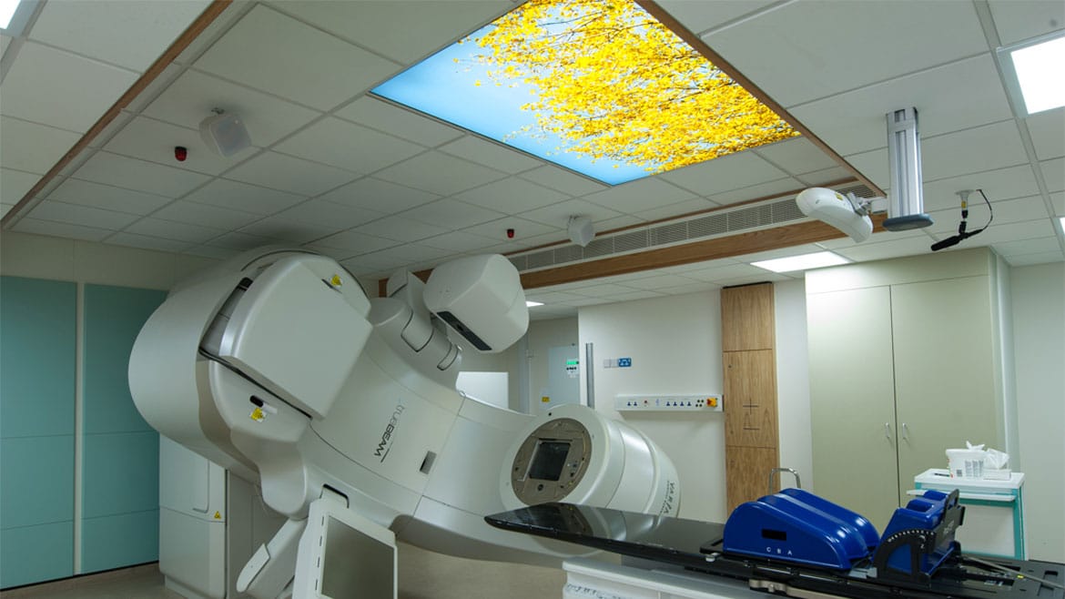 Light Boxes Ceiling Mounted Tension Fabric Face Led Lightboxes Stretch Fabric Ceiling Lightbox Colchester General Hospital