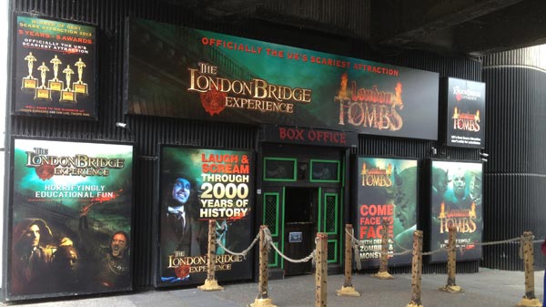 The London Bridge Experience Light Boxes