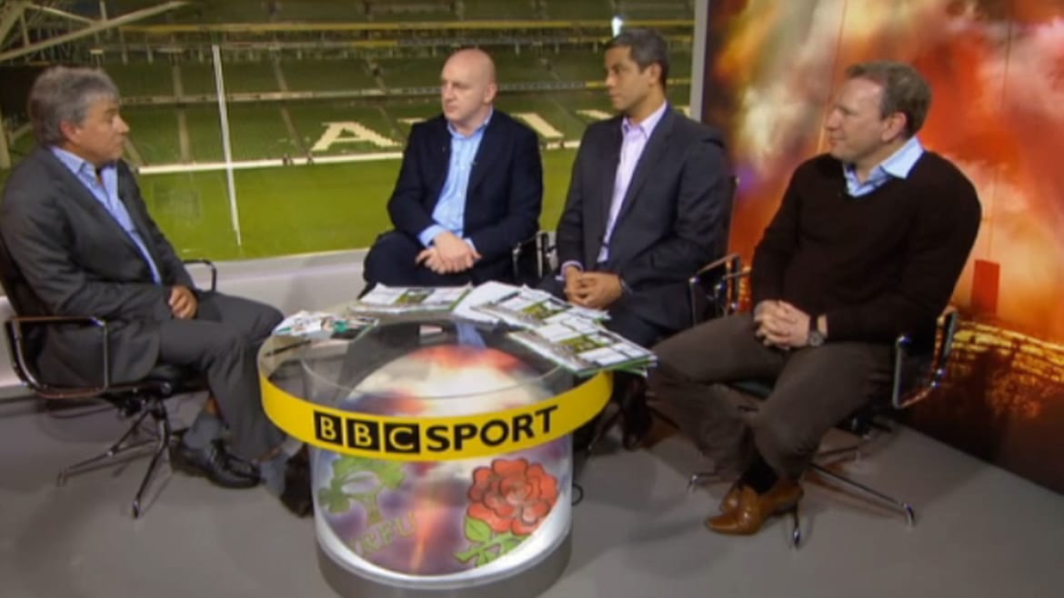 Display Light box used as backdrop for BBC Sport 6 Nations Rugby