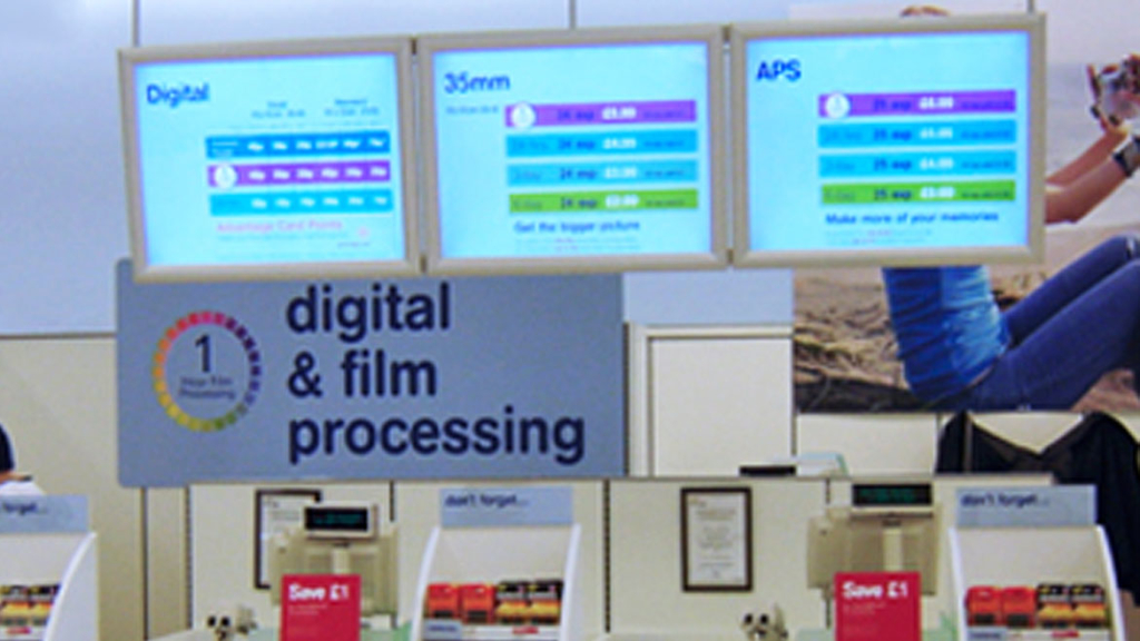 Boots menu POS lightboxes Boots menu POS lightboxes