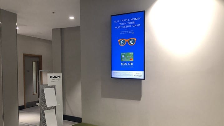 Budget Digital Screens for travel agent wide