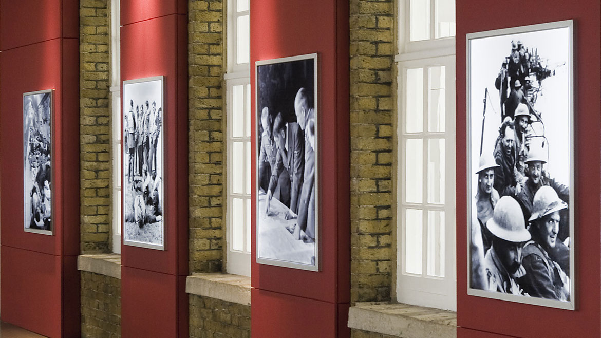 Imperial War Museum Light boxes