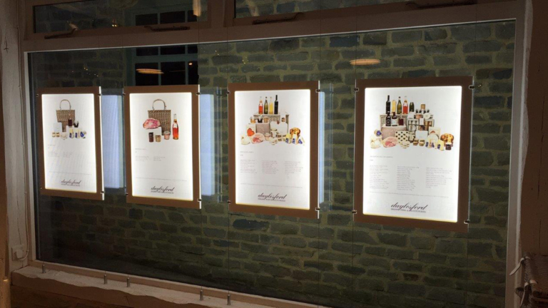 LumiFrame Light Box Cable Hanging Displays