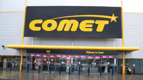 Flex Face light box sign for Comet Store Front