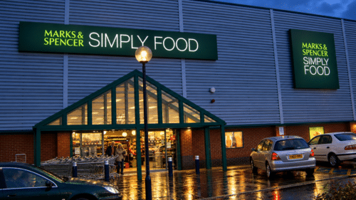 Illuminated Flex Face Signs for M&S Simply Food Store Illuminated Flex Face Signs for M&S Simply Food Store