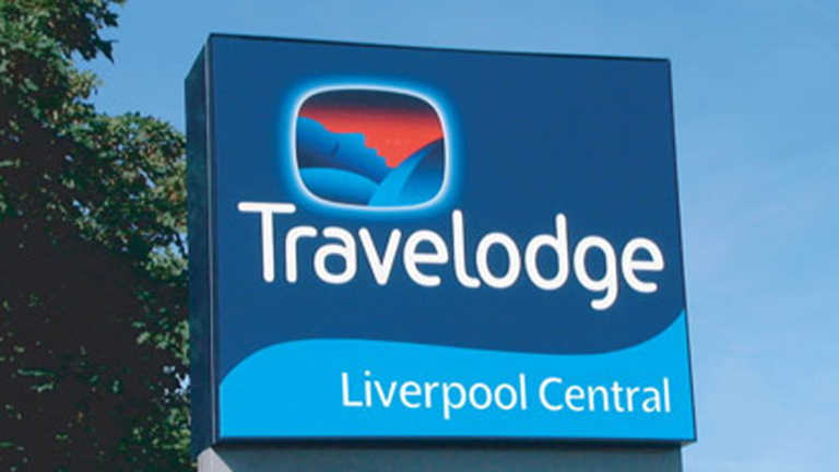 Large Flex Face light box for Travelodge