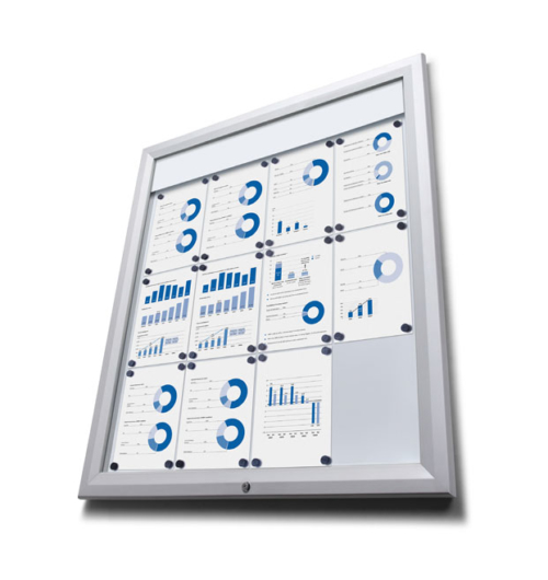 Metro Outdoor LED Notice Board in 4 x 3 configuration
