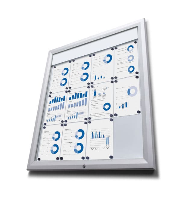 Metro Outdoor LED Notice Board in 4 x 3 configuration