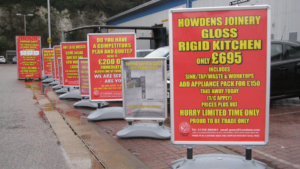Outdoor Advertising Pavement Sign
