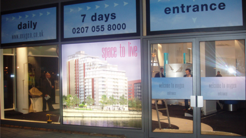 Self Adhesive Vinyl Window Graphics