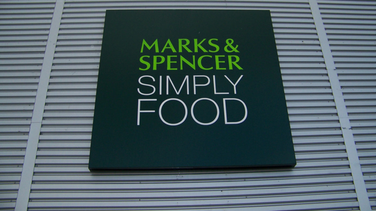 Square Flex Face light box sign for M&S