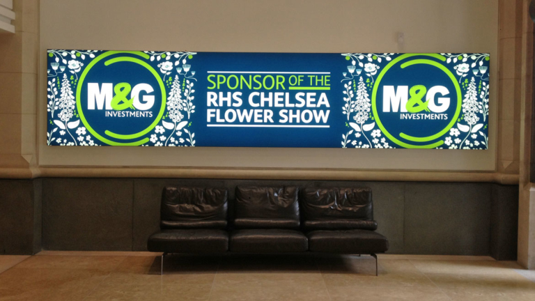 Tension Fabric Lightbox for M&G reception
