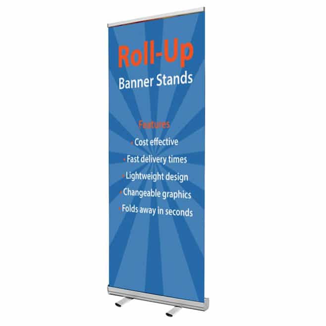 Roller Banner Stand Basic Budget Display W&Co