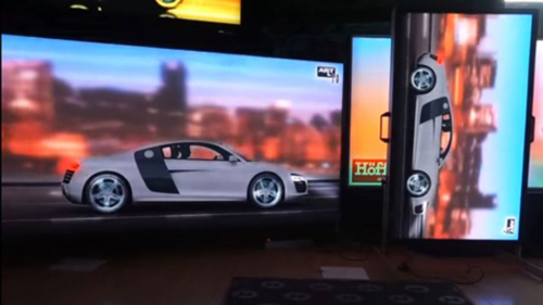 Print Animation LED Light Box for Audi R8 first