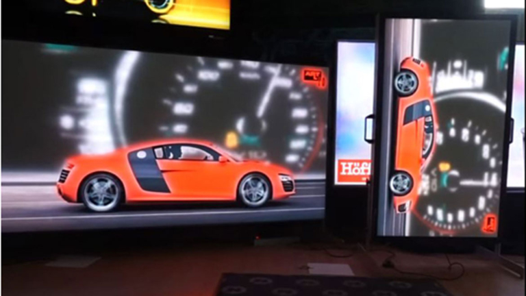 Print Animation LED Light Box for Audi R8 second