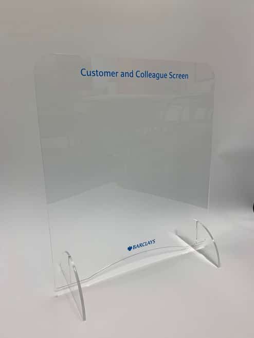 Protective Screen Printed for Barclays