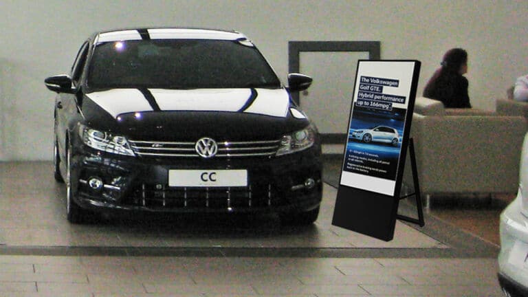 Edge Indoor Digital A-Board for VW