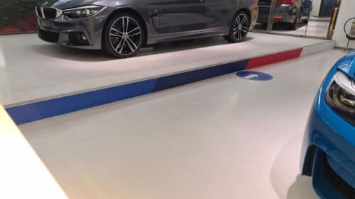 BMW Showroom Step Vinyl