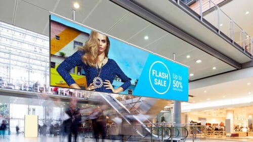 Indoor LED Display in a Shopping Centre 2