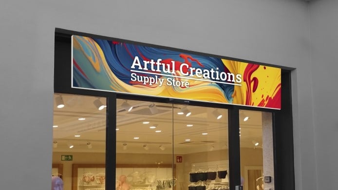Outdoor Digital Direct View LED Shop Fascia For Artisitc Creations