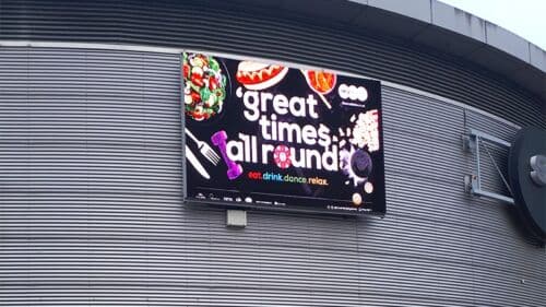 Outdoor Direct View LED Digital at Ice rink