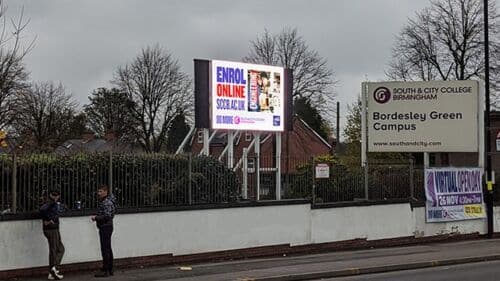 Outdoor Direct View LED Digital by roadside