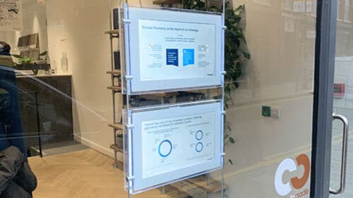 Estate Agent Window Digital Screens