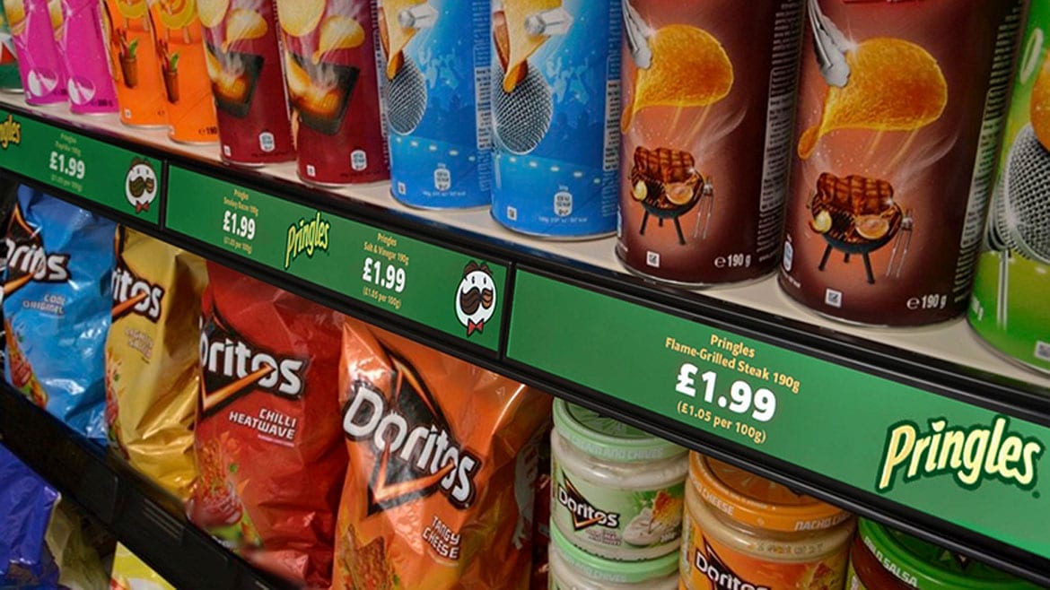 Shelf Talker Digital Screens | Digital Shelf Displays