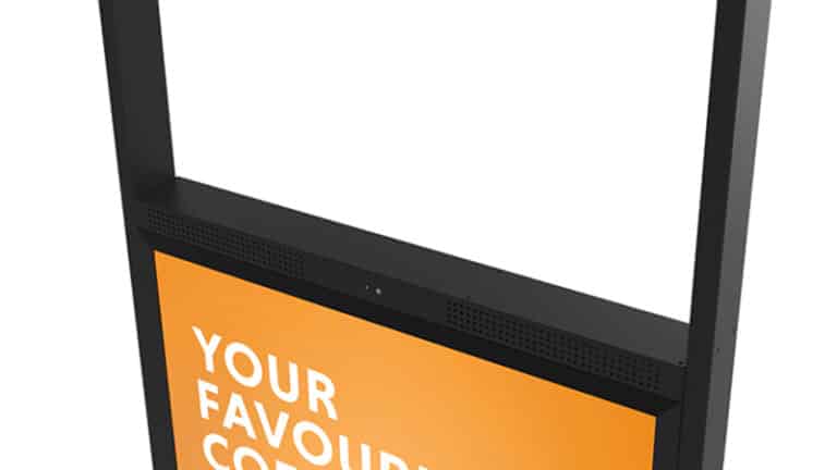 Ultra High Brightness Double-Sided Digital Display close up