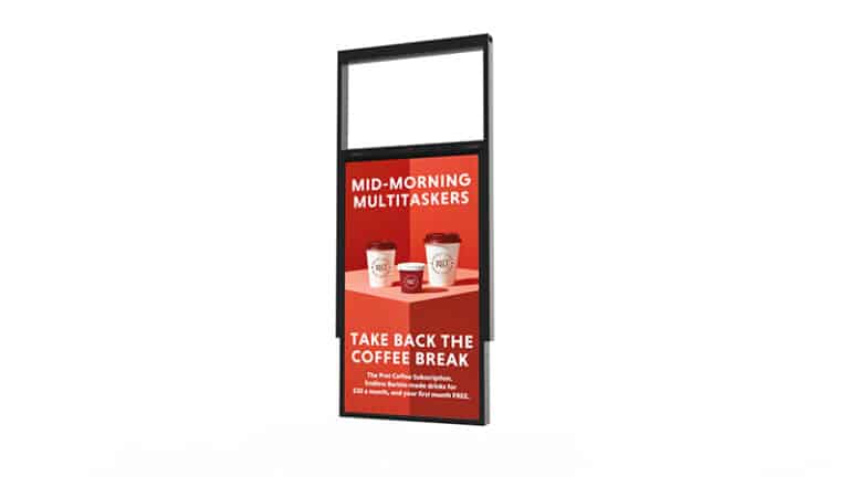 Ultra High Brightness Double-Sided Digital Display coffee shop