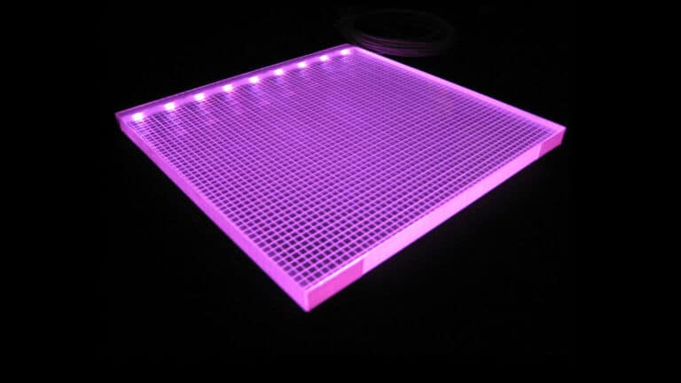 LED Light Panel RGB Colour Changing Magenta