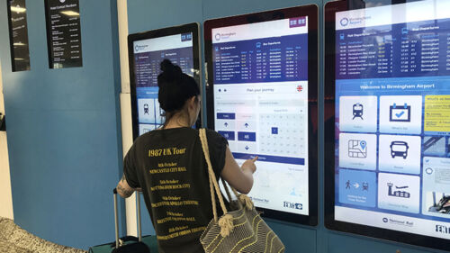 Digital Touch Screen for Journey Planning
