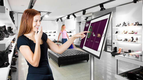 Digital Touch Screen in Store