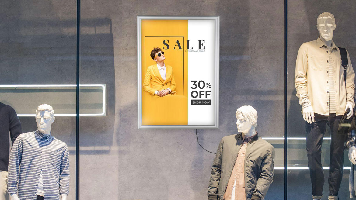 Slim Snap Frame Lightbox Slimline Light Box. W&Co