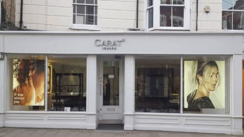 Carat Jewellers Wimbledon Shop Front Lightboxes