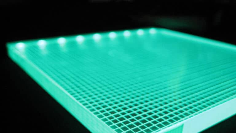 LED Light Panel RGB Colour Changing Cyan