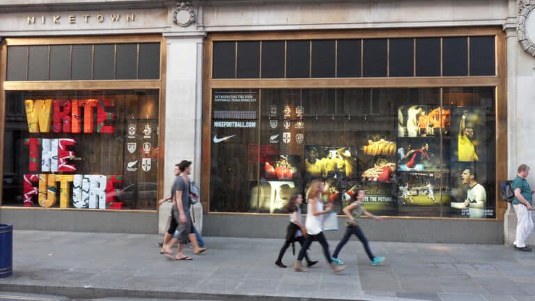 Titan Maxicase LED Light Boxes at Nike Town