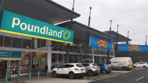 Illuminated Flex Face Signs at a Retail Park