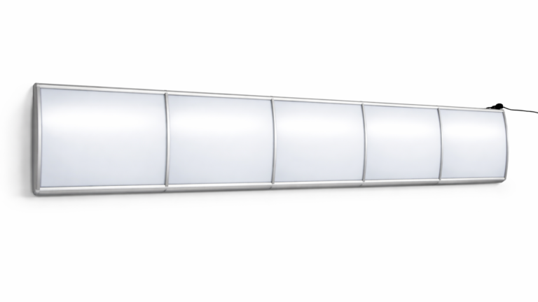 illuminated menu board display setup