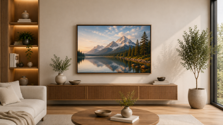 Digital Canvas Display for dynamic textured art
