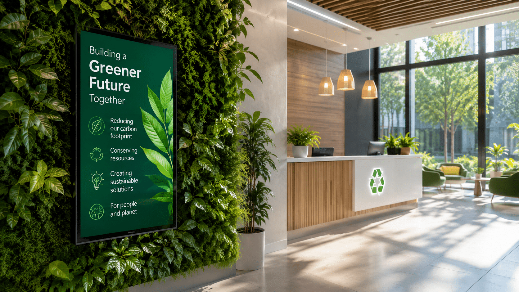 Eco-Friendly Digital Signage