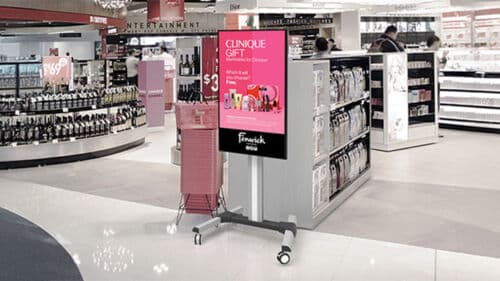 Floor Trolley with Screen