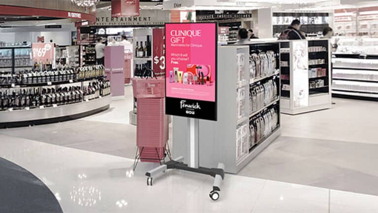 Floor Trolley with Screen