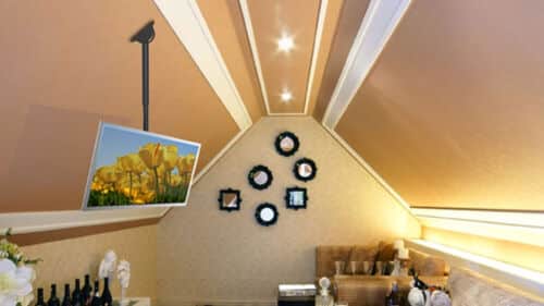 Telescopic Ceiling Mount with Screen