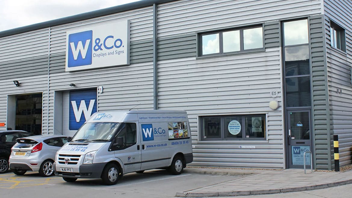W&Co Displays and Signs in Essex Offices