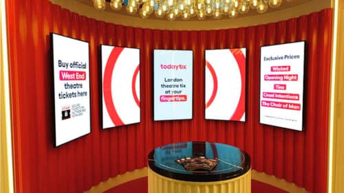 Digital Menu Boards at a theatre