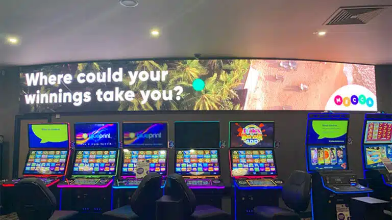 Video Wall in a Casino