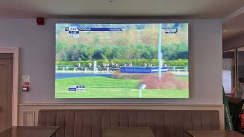 Video Wall in a Sports Bar