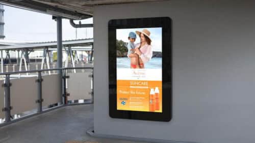 4K Outdoor Digital Screen on a Boat